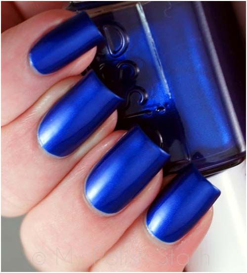 Blue Velvet Nail Polish ยาทาเล็บ สีน้ำเงิน