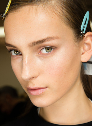 Make up, Runway, Milan fashion week, Ready-to-wear, SS 2015, แต่งหน้า, รันเวย์, เทรนด์, สปริง, ซัมเมอร์, 2015, Trend, นางแบบ, backstage, เครื่องสำอาง, ใหม่, ฮิต, Jil Sander