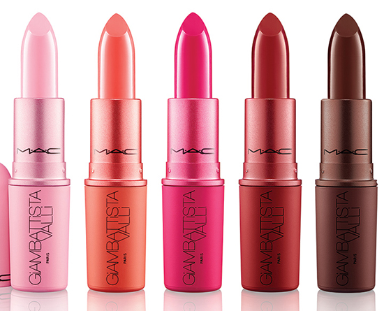 Beauty News, M.A.C, mac, แม็ค, แมค, คอลเลคชั่นใหม่, ล่าสุด, ลิปสติก, สีสวย, MAC x Giambattista Valli, Giambattista Valli, สีสวย, สีพาสเทล, สีชมพู, สีส้ม, สีแดง, สีบานเย็น, สวยมาก, เนื้อแมทท์, ทาปาก