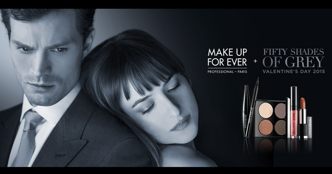 Beauty News, Make Up For Ever, Fifty Shades of Grey, คอลเลคชั่น, เครื่องสำอาง, สะสม, ที่ระลึก, แต่งหน้า, แบบแอนา, สวย, น่าใช้, น่าสนใจ, น่าซื้อ, ภาพยนตร์, มูฟวี่, หนัง, ดัง, น่าดู,​ ของที่ระลึก, เมคอัพ, แต่งหน้าแบบแอนา