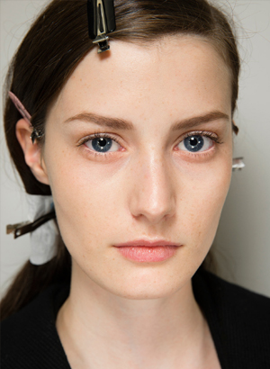 Make up, Runway, Milan fashion week, Ready-to-wear, SS 2015, แต่งหน้า, รันเวย์, เทรนด์, สปริง, ซัมเมอร์, 2015, Trend, นางแบบ, backstage, เครื่องสำอาง, ใหม่, ฮิต, Jil Sander