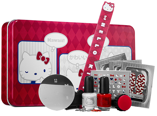 Beauty News, Hello Kitty, 40th Anniversary, คิตตี้, ครบรอบ 40 ปี, Sephora, ซีโฟรา, เครื่องสำอางคิตตี้, cosmetics, อายแชโดว์, ลิปกลอส, ลิปบาล์ม, กระจก, กระเป๋า, เซ็ต, ทำเล็บ, สติ๊กเกอร์, ลายคิตตี้