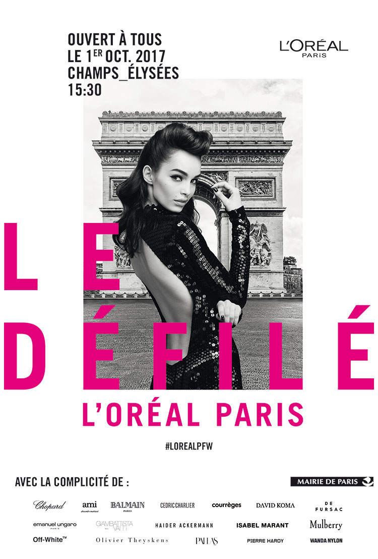 Beauty News, L'Oreal Paris, ลอรีอัล ปารีส, กรุงปารีส, แฟชั่นโชว์, ถนนฌ็องเซลิเซ่ ปารีส, บิวตี้แฟชั่นโชว์, กิจกรรม, อีเว้นท์ L'Oreal Paris, งาน L'Oreal Paris, L'Oreal Paris แฟชั่นโชว์, L'Oreal Paris อีเว้นท์, L'Oreal Paris กิจกรรม