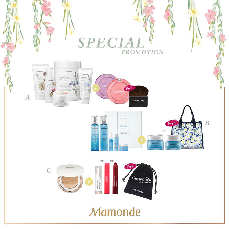 Promotions, Mamonde, โปรโมชั่น Mamonde, Mamonde โปรโมชั่นพิเศษ, Mamonde โปรโมชั่นประจำเดือน ม.ค - ก.พ. 61, Mamonde ของแถม, Mamonde ของแจก, Mamonde ซื้อครบ