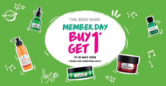 Promotions, The Body Shop, โปรโมชั่น, The Body Shop โปรโมชั่นพิเศษ, The Body Shop ลดราคา, The Body Shop ซื้อ1 แถม 1, The Body Shop โปรโมชั่นประจำเดือน พ.ค. 61, สกินแคร์ลดราคา, The Body Shop ราคาดี, The Body Shop ราคาพิเศษ