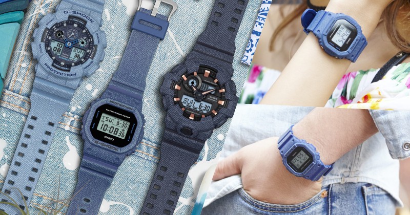 g shock denim couple