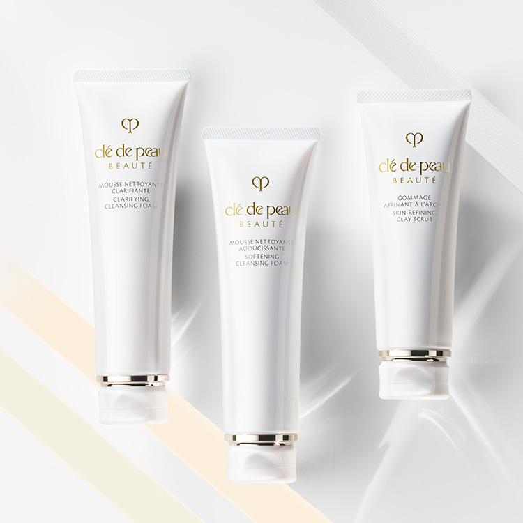 Beauty News, Cle de Peau Beauté, Pro Cleansing Series, #StepZero, เคลย์ เดอ โป โบเต้, Softening Cleansing Foam, Clarifying Cleansing Foam, Micellar Cleansing Water, Skin-Refining Clay Scrub, Eye And Lip Makeup Remover, Makeup Cleansing Towelettes