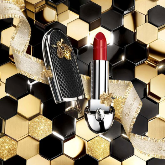 Beauty News, Guerlain, The Gold Wish Collection, Holiday 2021, คอลเลคชั่นใหม่, ออกใหม่, มาใหม่, Limited Edition, ลิปสติก, บรอนเซอร์, ไฮไลท์, ไฮไลท์มุก, เคสลิปสติก