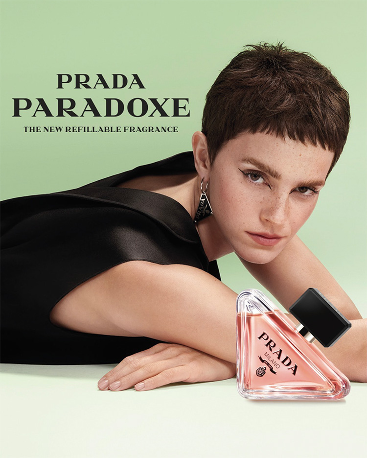 Beauty News, Prada Paradoxe, Prada Beauty, Prada, น้ำหอม, ออกใหม่, มาใหม่, คอลเลคชั่นใหม่, Emma Watson, น้ำหอมแนว Floral, น้ำหอมแนว Amber