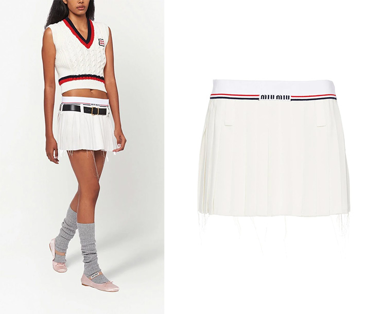 Fashion, Tennis Skirts, กระโปรงจีบรอบ, กระโปรงพลีท, กระโปรงสั้น, กระโปรงเทนนิส, สวย, แซ่บ, น่าโดน, adidas Adicolor Contempo Tailored, NikeCourt Dri-FIT Advantage, Lacost Women's Elasticized Waist Pleated Skirt, Celine Short Pleated Skirt, Dior Pleated Miniskirt, Miu Miu Sablé Pleated Mini Skirt, Versace Logo Couture Pleated Skirt, Thom Browne 4-Bar Pleated Mini Skirt, Balmain Short Pleated Knit Skirt, Burberry Vintage Check Wool Kilt
