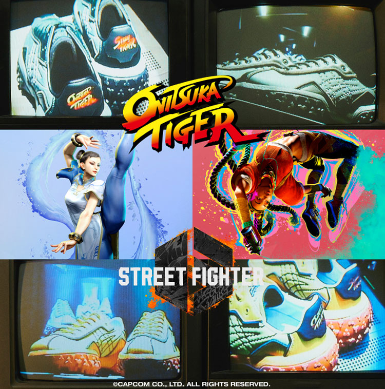 Fashion News, Onitsuka Tiger, Street Fighter 6, Onitsuka Tiger x Street Fighter 6, รองเท้า, กีฬา, สนีกเกอร์, คอลเลคชั่นใหม่, คอลลาบอเรชั่น, เกมส์, ENDACTUS