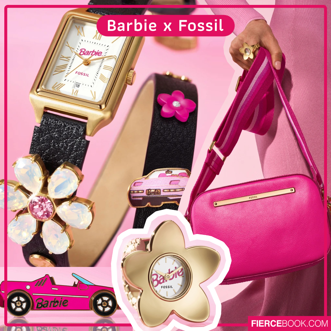 Fashion, Barbie, Collection, คอลเลคชั่น, บาร์บี้, collaboration, Barbie x ALDO, Barbie x Crocs, Barbie x Zara, Barbie x Banila Co., Barbie x NYX , Barbie x CASETiFY, Barbie x Tangle Teezer, Barbie x Fossil, Barbie x Krispy Kreme, Barbie x Kipling, Barbie x Kitsch, Barbie x GAP, Barbie x Cotton:On, Barbie x OPI, Barbie x Forever 21, Barbie x Mermade Hair, Barbie x Glasshouse, Barbie X Truly Beauty, Barbie X SF Cinema