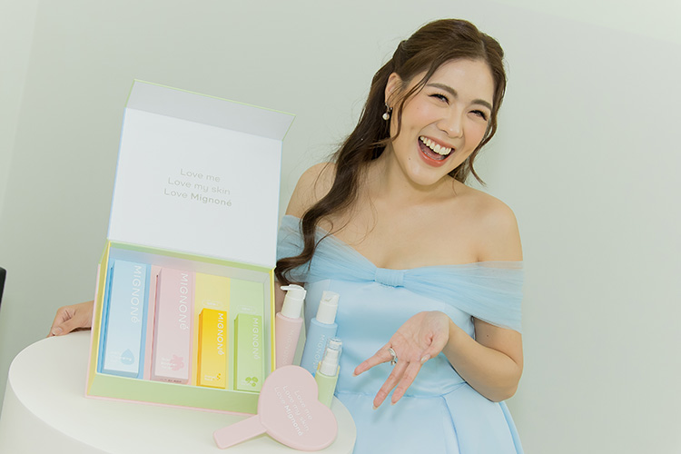 Beauty News, ICEPADIE, Mignoné, มิญอเน่, ผลิตภัณฑ์, ใหม่, สกินแคร์, แบรนด์ไทย, สีพาสเทล, อ่อนโยน, บำรุงผิว, Mignoné Party, อีเวนท์, เปิดตัวแบรนด์, แบรนด์ใหม่, ไลน์ใหม่, ออกใหม่, ราคา, เท่าไร, ขายที่ไหน, ไอซ์พาดี้, ไอซ์, ภาวิดา ชิตเดชะ