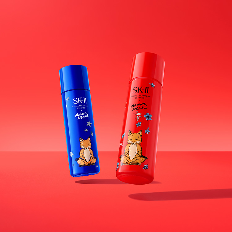 Beauty News, SK-II, MAISON KITSUNÉ, SK-II X MAISON KITSUNÉ, Facial Treatment Essence, Limited Edition, Yoga Fox, คริสต์มาส 2023, เทศกาลปีใหม่, Holiday 2023