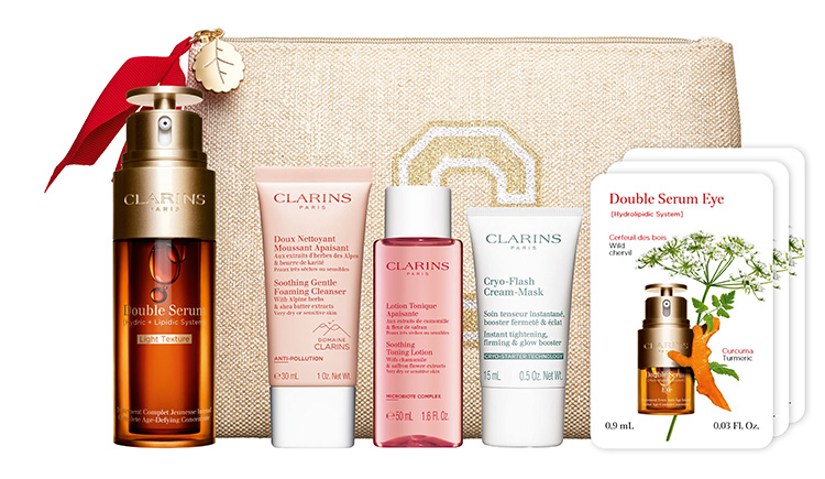 Beauty News, Clarins, Holiday 2023, Embrace the Parade of Surprises, ชุดของขวัญ, เซ็ตของขวัญ, เทศกาล, ปีใหม่, คริสต์มาส, ราคาสุดคุ้ม, เซ็ตผลิตภัณฑ์, DOUBLE SERUM, FACIAL LIFT, LIP OIL, Face Oil, Body Oil