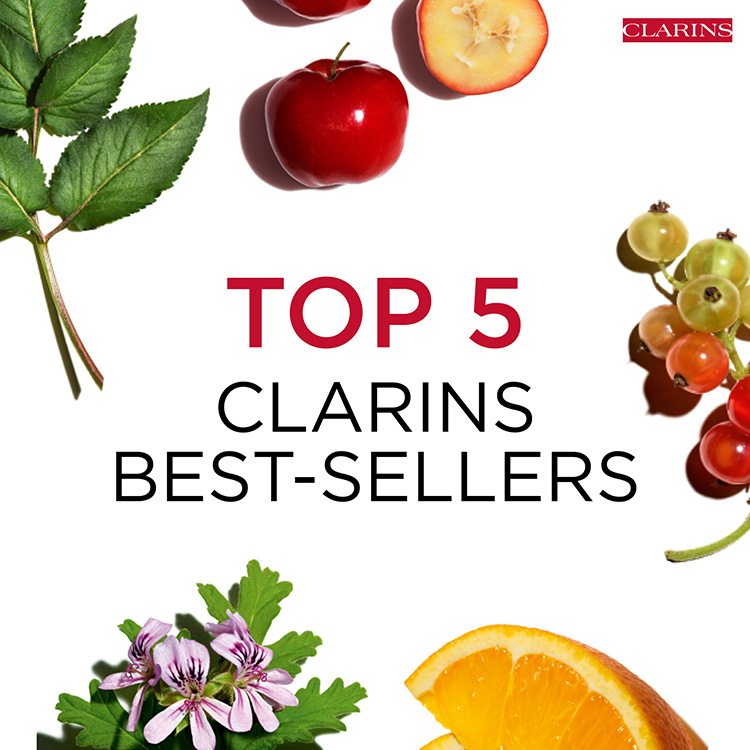 Beauty News, Clarins, Best Seller, Must-Have, ไอเทม, สกินแคร์, บำรุงผิวหน้า, บำรุงผิวกาย, เซรั่ม, อายเซรั่ม, ขายดี, ติดอันดับ, 5 อันดับ