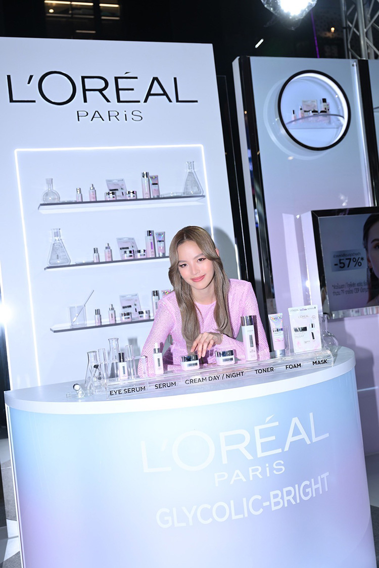 Beauty News, L'Oreal Paris, ลอรีอัล ปารีส, Glycolic-Bright Dark Circle Eye Serum, ไกลโคลิค-ไบรท์ ดาร์ก เซอเคิล อาย เซรั่ม, อายเซรั่ม, ไบร์ท, กระจ่างใส, ใต้ตา, แพนด้า, ไม่คล้ำ, ออร่า, ณิชา ณัฏฐณิชา ดังวัธนาวณิชย์, พีพี กฤษฏ์ อำนวยเดชกร