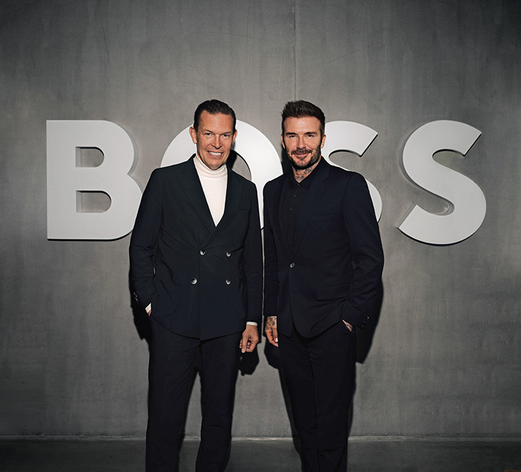 Fashion News, HUGO BOSS, David Beckham, Daniel Grieder, คอลลาบอเรชั่น, ออกแบบ, ร่วมมือ, ร่วมงาน, เซ็นสัญญา, ออกแบบ, ดีไซน์, ดีไซเนอร์, นักกีฬา, ฟุตบอล, เดวิด แบ็คแฮม, คอลเลคชันใหม่, เสื้อผ้าผู้ชาย