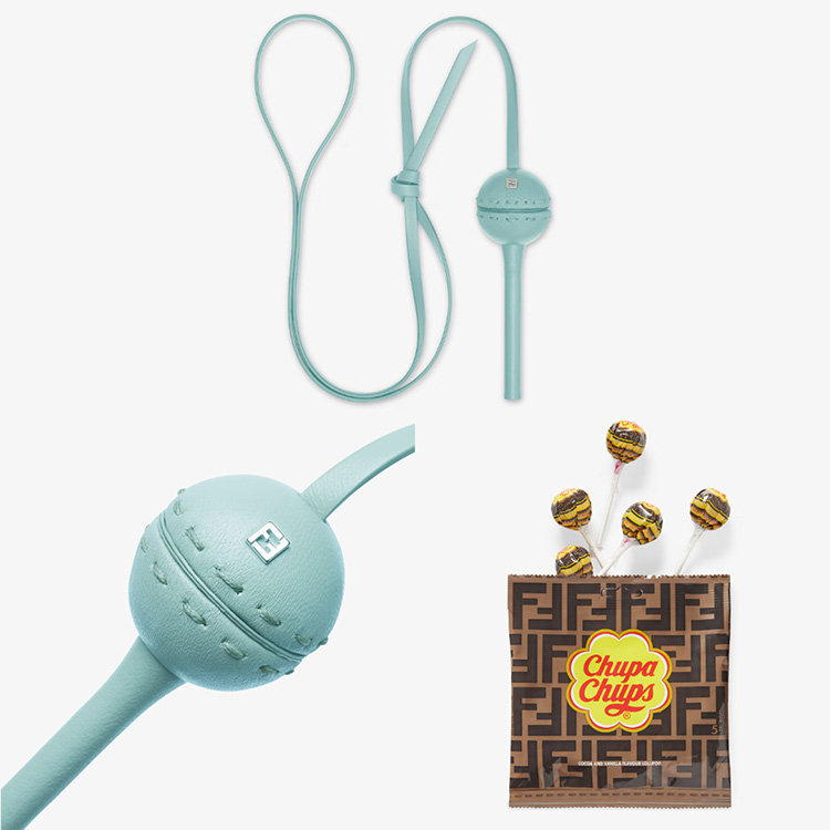 Fashion News, FENDI x Chupa Chups, FENDI, Chupa Chups, Lollipop Holder Charm, Lollipop Holder Necklace, ชาร์มห้อยกระเป๋า, สร้อยคอ, ใส่ลูกอม, ราคา, เท่าไร