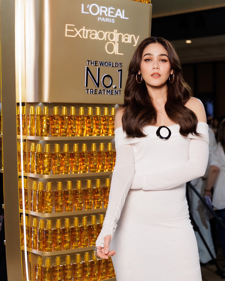 Beauty News, L’Oreal Paris, ลอรีอัล ปารีส, ประเทศไทย, ฮันโซฮี, Elseve Extraordinary Oil, เซรั่มทรีทเมนท์บำรุงผม, อันดับ 1 ของโลก, ชมพู่ อารยา, ณิชา ณัฏฐณิชา, ออยล์บำรุงผม