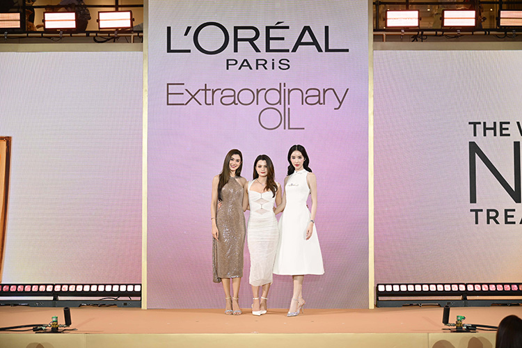 Beauty News, L’Oreal Paris, ลอรีอัล ปารีส, ประเทศไทย, ฮันโซฮี, Elseve Extraordinary Oil, เซรั่มทรีทเมนท์บำรุงผม, อันดับ 1 ของโลก, ชมพู่ อารยา, ณิชา ณัฏฐณิชา, ออยล์บำรุงผม